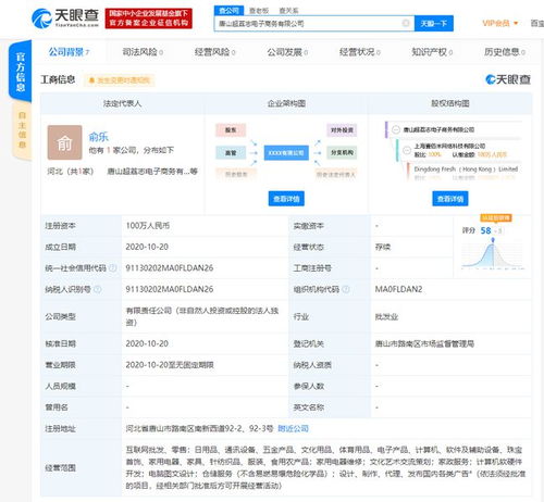 叮咚買菜進軍唐山電商市場，拓展多元化業(yè)務(wù)布局